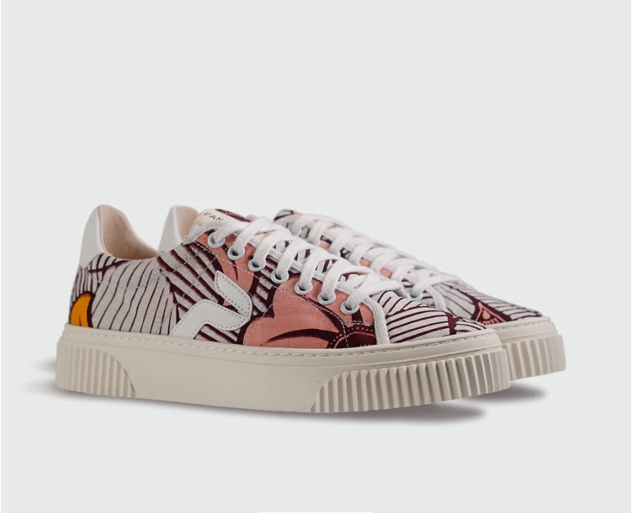 Baskets Panafrica Bini Fleurs