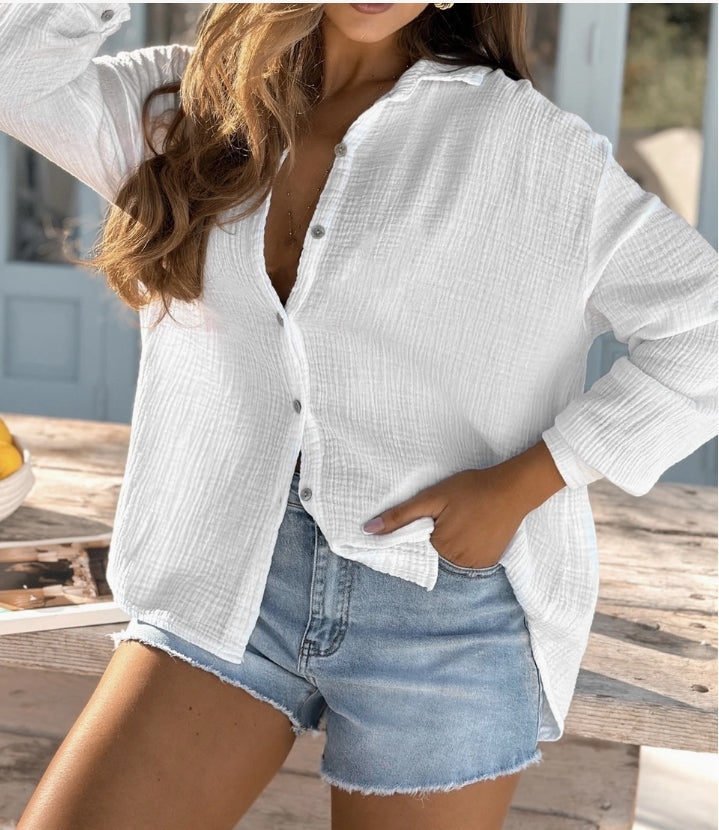 Chemise Gaze de Coton Lemon Cello