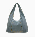 Sac cuir épaule clouté