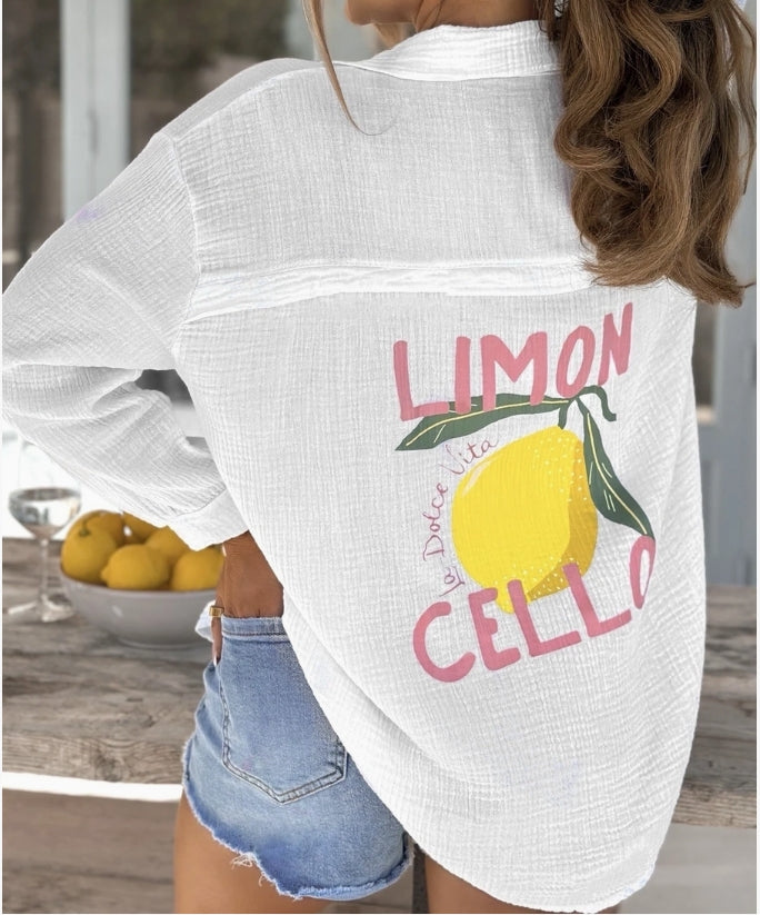 Chemise Gaze de Coton Lemon Cello