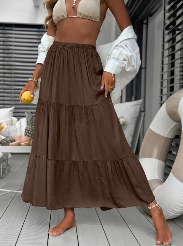 Jupe marron