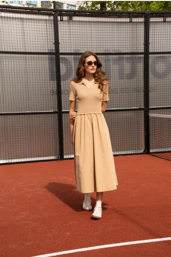 Robe Bi Matière Choklate Paris Beige