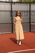 Robe Bi Matière Choklate Paris Beige