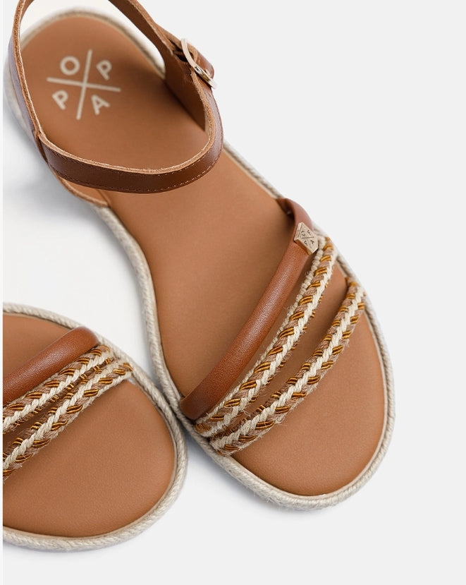 Sandales cuir Popa