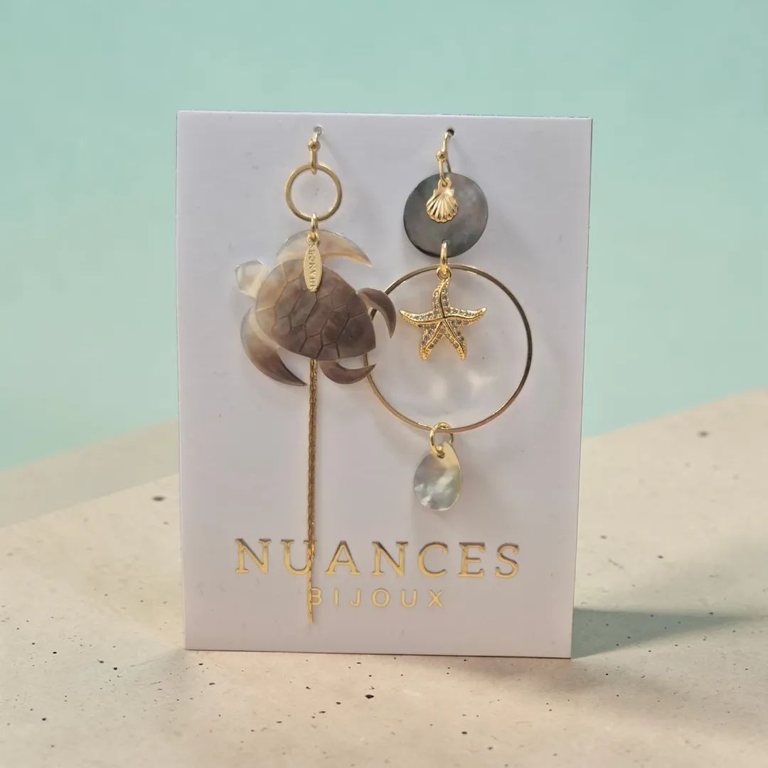 Boucles d'oreilles Nuances Bijoux Lagune
