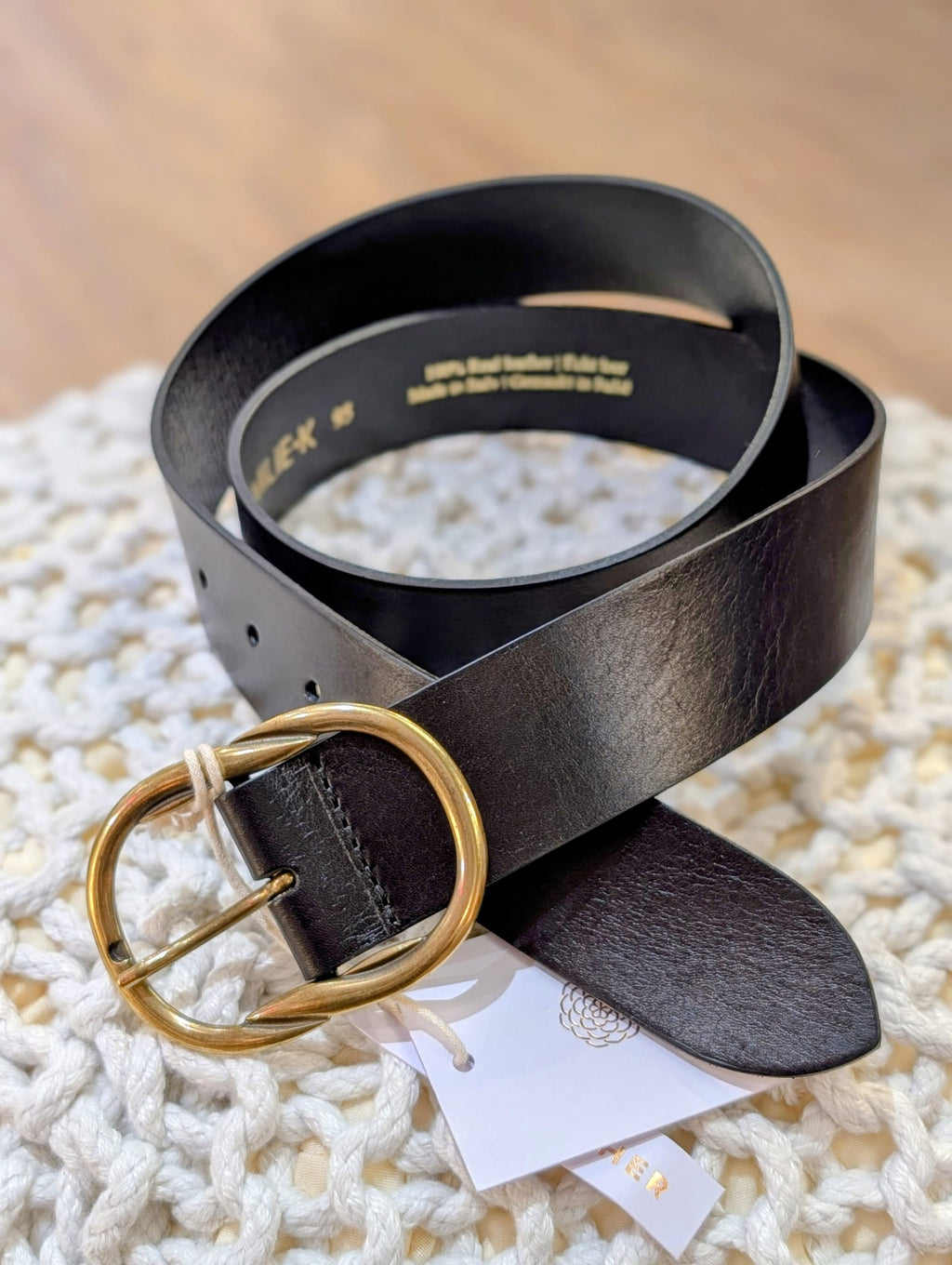 Ceinture Emilie Karston cuir