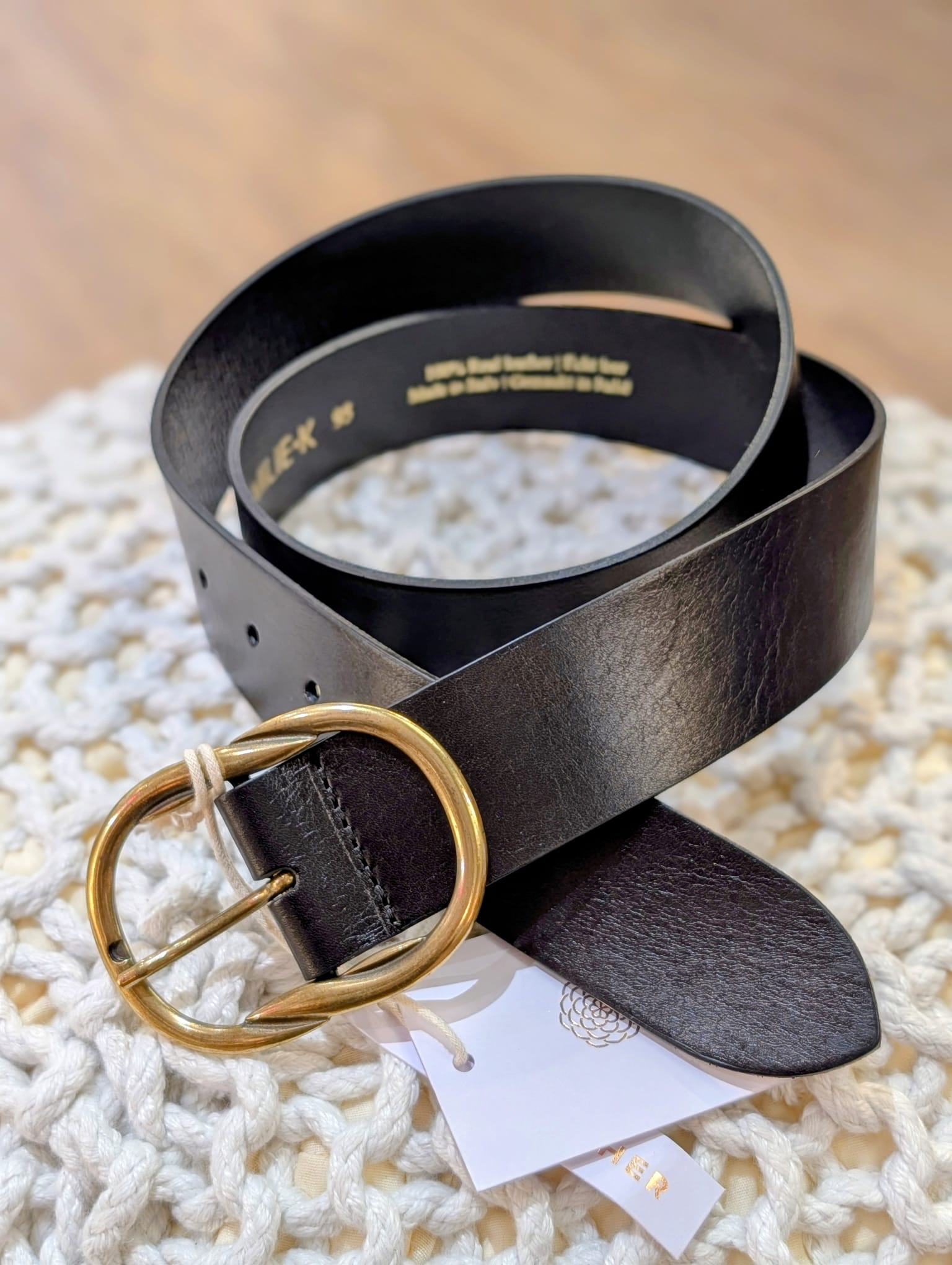Ceinture Emilie Karston cuir
