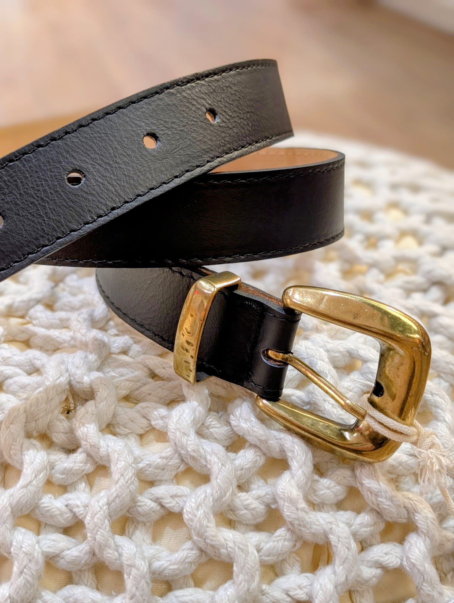 Ceinture Emilie Karston cuir