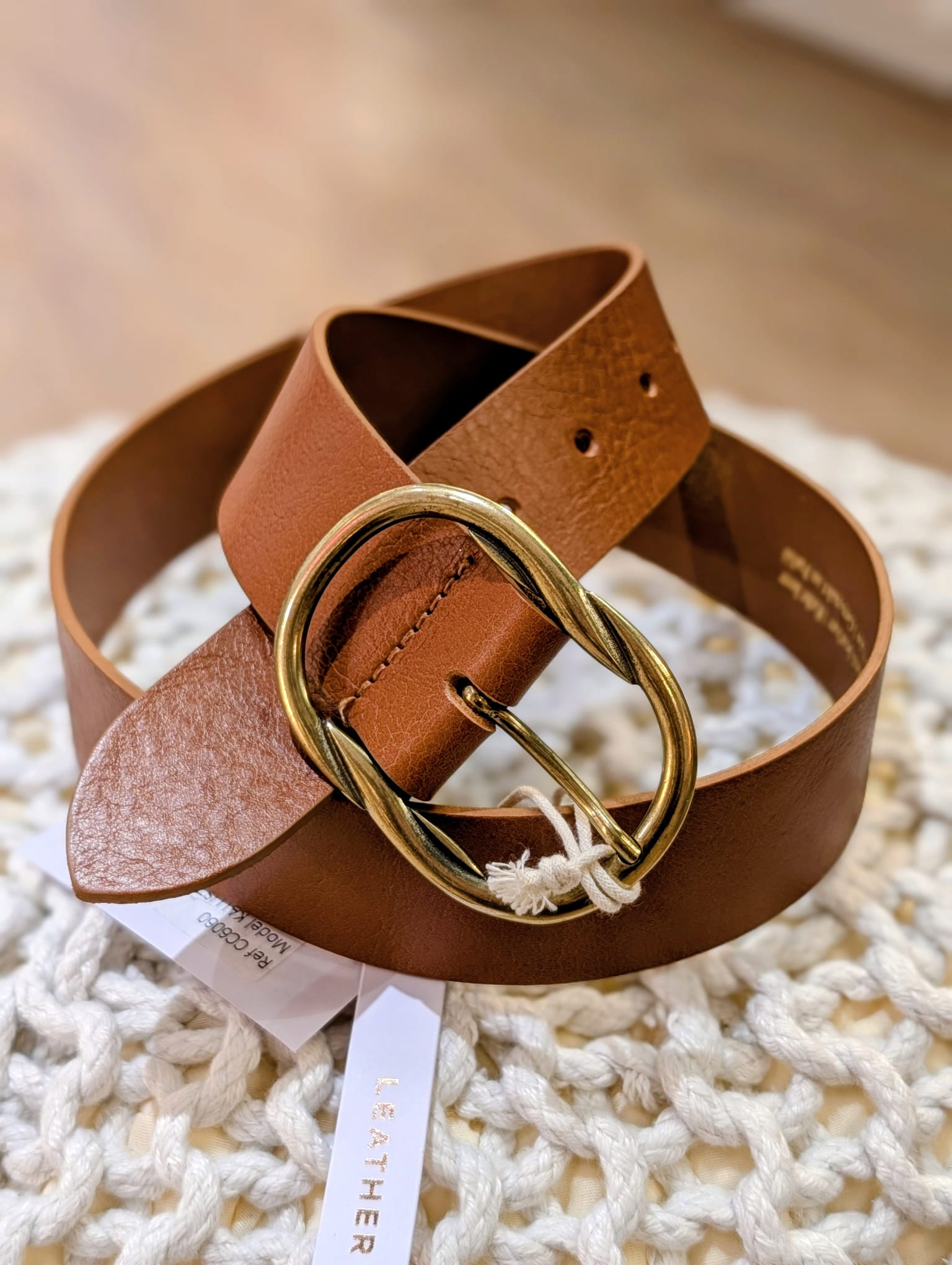 Ceinture Emilie Karston cuir